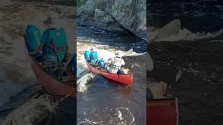 Almost flipped at Engineers Rapids on the Manigatogan River. #exploremanitoba