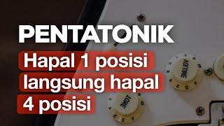 HAPAL 1 POSISI PENTATONIK, OTOMATIS HAPAL 4 POSISI