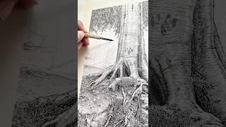 You won’t believe the amount of detail in this small drawing #dippendrawing #hyperfixation #art
