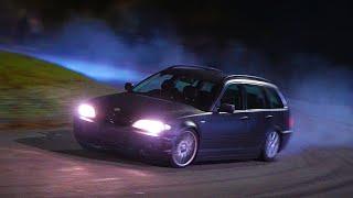 E46 SEND At Car Meet! - Modified Cars Leaving a Car Meet!