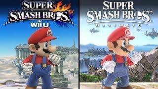 Super Smash Ultimate vs Super Smash WiiU | Direct Comparison
