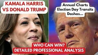 Kamala Harris versus Trump: DETAILED Analysis (Annual Tithi Pravesh, Dasha, Transits)