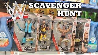 STEALING ELITES SCAVENGER HUNT! WWE EXCLUSIVE WRESTLING FIGURES AT WALMART!