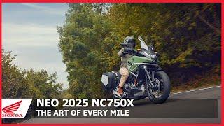 New 2025 NC750X: The Art of Every Mile | Adventure Motorcycle | Honda