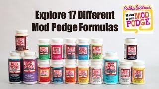 Easy Guide to all 17 Mod Podge Formulas