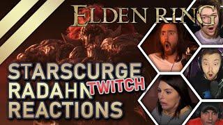 Elden Ring - Starscurge Radahn Twitch Streamers REACTIONs