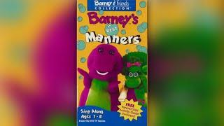 Barney's Best Manners [1992] - 1993 VHS Release