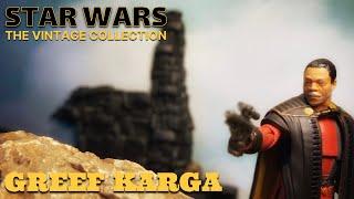 Star Wars The Vintage Collection The Mandalorian Greef Karga Action Figure Unboxing/Review