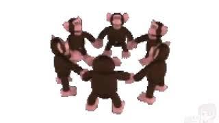 Monkey Circle Meme (Super Mario World ending)