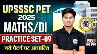 UPSSSC PET MATHS CLASSES 2025 | UPSSSC PET MATHS & DI PRACTICE SET-09 | UP PET MATHS BY NITIN SIR