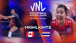  CAN vs.  THA - Highlights Week 1 | Women's VNL 2023