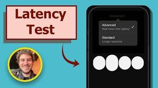 GPT Latency Test - Standard vs. Advanced Audio