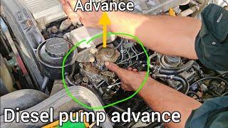 How to Toyota 1hd engine fuel pump advance setting - diesel pump advance solution