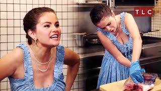 Selena Gomez’s Culinary Adventure: Eggs, Red Snapper & Succotash! |  Selena + Restaurant | TLC