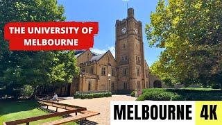 MELBOURNE, AUSTRALIA  [4K] The University of Melbourne — Walking Tour