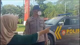 Anggota Polsek Ambulu Polres Jember melaksanakan giat patroli dialogis, himbauan kamtibmas & binluh