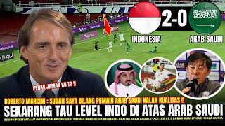 DIHAJAR HABIS 2-0 !! Roberto Mancini Sampai NGOMONG GINI Usai Timnas Bantai Arab Saudi Kual Pildun