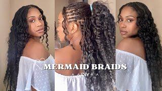 DIY Mermaid Braids | Xpression Hair #braids #hairstyle #tutorial