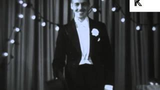 1950s Magician Disappears in a Puff of Smoke, Archive Footage