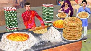 Egg Paratha Street Food Hindi Bedtime Moral Stories Hindi Kahani Hindi Stories Funny Comedy Video