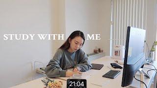 和我一起学习吧! #StayHome#WithMe*with music*实时记录两小时学习过程|REAL TIME study with me| pomodoro