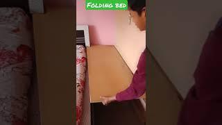 #Short Folding bed | space saving idea | Space saving furniture