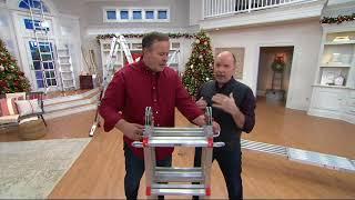 Little Giant Helium 24-in-1 17' Multi- Function Ladder with Wheels on QVC