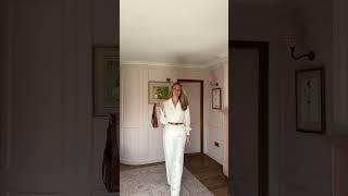 An all white silk outfit  #springfashion #lilysilk