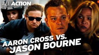 Jason Bourne vs. Aaron Cross | All Action