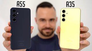 Samsung Galaxy A55 vs. A35 - Ausführlicher Vergleich (Deutsch) | SwagTab