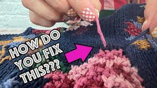 How To Fix A Snag In Your Sweater Or Fabric The Easy Way!