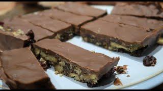 Chocolate tiffin | easy no bake recipe