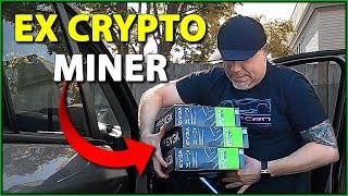 Picking Up Graphics Cards From an EX CRYPTO MINER