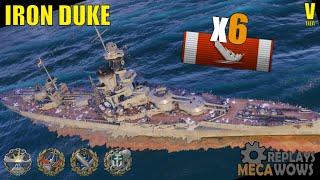 Iron Duke 6 Kills & 137k Damage | World of Warships Gameplay