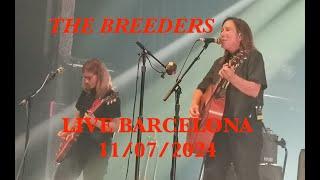 The Breeders LIVE @ Sala Razzmatazz (Barcelona) 11/07/2024