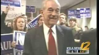 More Television Coverage Ron Paul, Shreveport, Louisiana