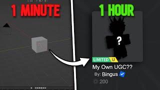 Making my OWN UGC in 1 HOUR