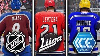 I Made A Team Using Different Hockey Leagues