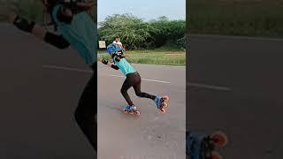 Inline speed skater Deetya Kumar 