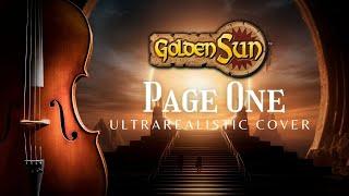 Page One (Golden Sun Main Menu) - Ultra-realistic cover