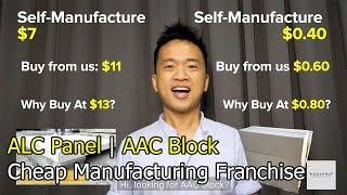 ALC Panel | AAC Block | Vodapruf Manufacturing Franchise | Low Cost Setup | Only $500k!