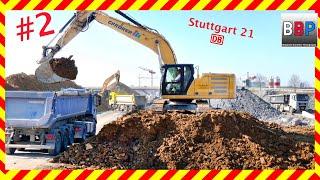 Caterpillar 330 Next Generation & Mercedes, MAN Trucks, Stuttgart 21, 23.03.2022. #2