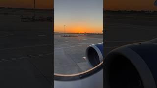 Sunset over London Heathrow Airport across the runway #timelapse #aviation #avgeek  #timandmatt