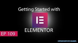 Elementor Wordpress page builder Install and get started tutorial