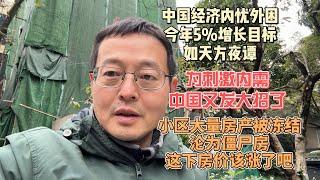 中国经济内忧外困 今年5%增长目标如天方夜谭|中国又发大招刺激内需|小区大量房产被冻结沦为僵尸房 这下房价该涨了吧|ZOMBIE HOMES IN CHINA