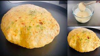 Garlic Paratha Recipe with Liquid Dough in 5  mins  | No rolling No Kneading Paratha| Life N More