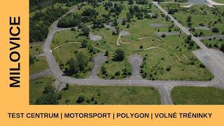 Milovice Test Centrum - areal - polygon - okruh - trénink - motorsport