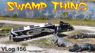 WE'RE IN THE SWAMP! Gator Hunter, baby! Travel Day. Fulltime RV Life. RV Lifestyle