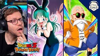 REAGINDO AO NOVO MESTRE KAME E BULMA | Dragon Ball Z Dokkan Battle