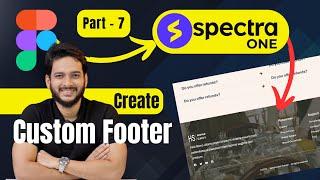 07. Create Footer using Gutenberg Spectra One theme block theme